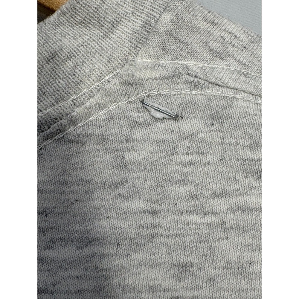 Nike T-Shirt Mens Heather Gray Air Logo Short Sleeve USA Made Large Vintage - Picture 4 of 8